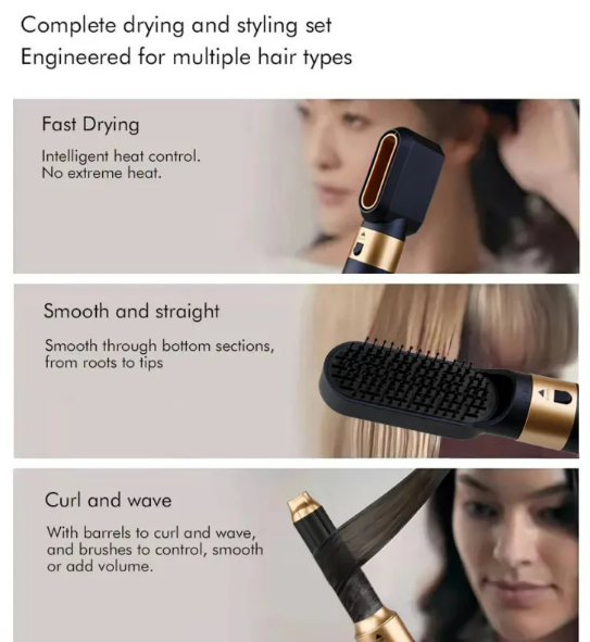 5-in-1 Multi-Style Hair Styler